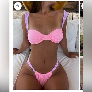 Strawberry Milk Mob Pink Ballerina Bikini